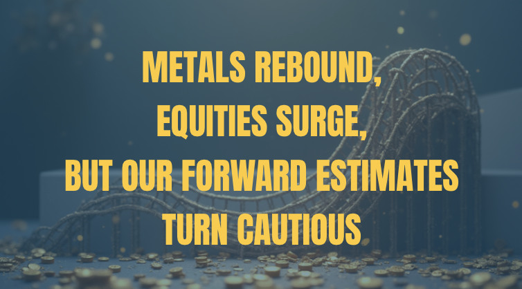 Metals Rebound, Equities Surge, But Our Forward Estimates Turn Cautious